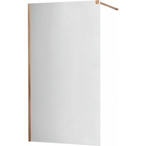 MEXEN/S - KIOTO Sprchová zástena WALK-IN 70x200 cm 8 mm, růžové zlato, zrkadlové sklo 800-070-101-60-50 vyobraziť