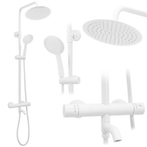 REA REA - Sprchový set s batériou 150mm Lungo biela REA-P6608 vyobraziť