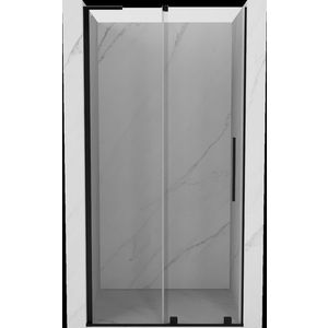 MEXEN/S - Velar L posuvné sprchové dvere 120 cm, transparent, čierna 871-120-003-01-70 vyobraziť