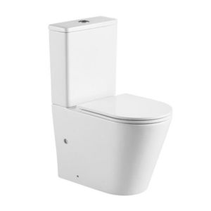 MEREO - WC kombi, vario odpad, kapotované, Smart Flush RIMLESS, keramické, vr. sedátka VSD91T1 vyobraziť