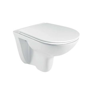 MEREO - WC závesné, RIMLESS, 530x355x360, keramické, vr. sedátka VSD81S2 vyobraziť