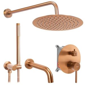 REA - Podomietková kúpeľňová sada LUNGO Copper Brush + BOX REA-P8810 vyobraziť