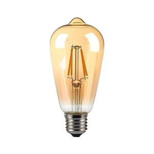 LED Žiarovka FILAMENT AMBER ST64 E27/8W/230V 2200K vyobraziť