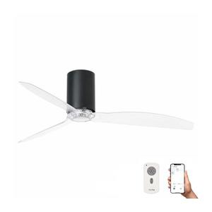 FARO Barcelona FARO 32041WP - Stropný látor MINI TUBE FAN M čierna pr. 128 cm SMART + DO vyobraziť