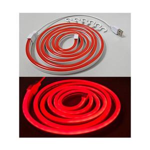 LED Flexibilný pásik NEON LED/5V USB 1, 8 m červená vyobraziť