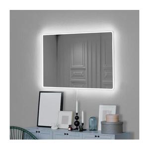 LED Nástenné zrkadlo s podsvietením RECTANGULAR 60x40 cm biela vyobraziť