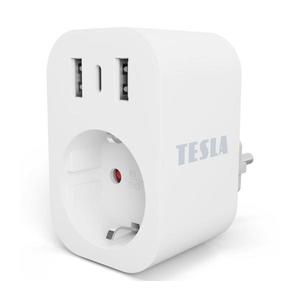 TESLA Smart TESLA Smart - Inteligentná zásuvka 3680W/230V/16A Typ F/E 2xUSB-A + 1xUSB-C Wi-Fi vyobraziť