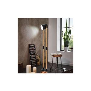 Eglo Eglo 43521 - Stojacia lampa HORNWOOD 1xE27/28W/230V - FSC certifikované vyobraziť