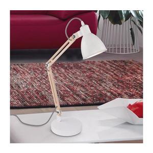 Eglo Eglo 901294 - Stolná lampa TORONA 1 1xE14/28W/230V biela - FSC certifikované vyobraziť