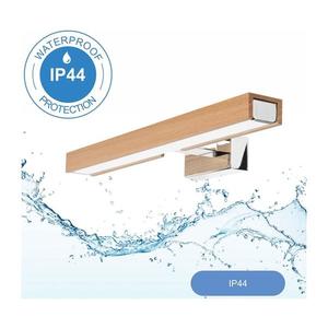 Brilagi Brilagi-LED Kúpeľňové osvetlenie zrkadla WOODY MIRROR LED/8W/230V IP44 dub/chróm vyobraziť