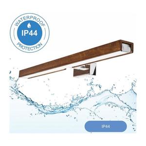 Brilagi Brilagi-LED Kúpeľňové osvetlenie zrkadla WOODY MIRROR LED/12W/230V IP44 dub/chro vyobraziť