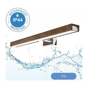 Brilagi Brilagi-LED Kúpeľňové osvetlenie zrkadla WOODY MIRROR LED/12W/230V IP44 dub/chro vyobraziť