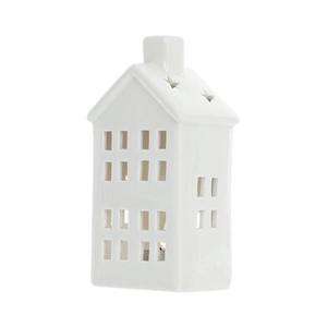 Porcelánový domček na sviečku 20, 8 cm biela vyobraziť