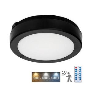 LED Kúpeľňové stropné svietidlo so senzorom NAIROS LED/12W/230V IP65 čierna + DO vyobraziť