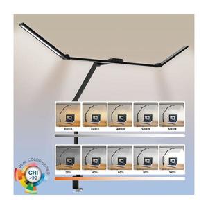 LED Stmievateľná flexibilná stolná lampa LED/36W/230V 3000-6500K CRI 92 čierna vyobraziť