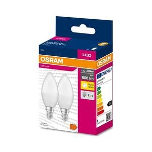 Osram SADA 2x LED Žiarovka B38 E14/7, 5W/230V 3000K - Osram vyobraziť