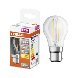 Osram LED Žiarovka FILAMENT P45 B22d/3W/230V 2700K - Osram vyobraziť