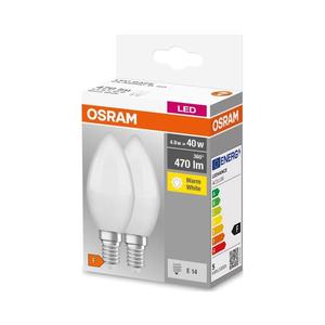 Osram SADA 2x LED Žiarovka B38 E14/4, 9W/230V 3000K - Osram vyobraziť