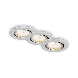 Briloner 7219-039-Sada 3xLED Stmievateľné kúpeľňové svietidlo 1xGU10/5W/230V IP23 vyobraziť