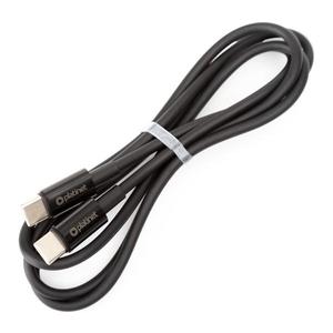 USB kábel USB-C / USB-C konektor 1m čierna vyobraziť