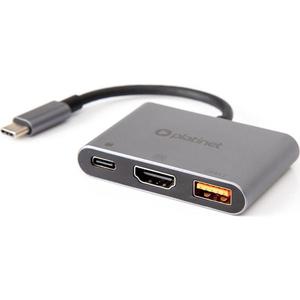 USB hub 3v1 100W HDMI 4K vyobraziť