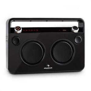 Auna Bebop Ghettoblaster, čierny, USB bluetooth AUX MIC vyobraziť