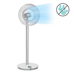 Klarstein Whisperwind Wireless, stojanový ventilátor, 12", 9 lopatiek, akumulátor, 30 W, biely vyobraziť