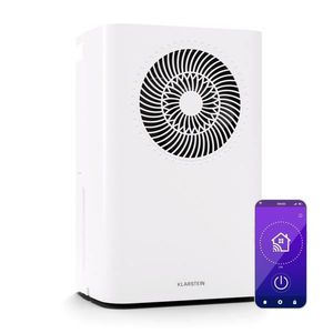 Klarstein CircleDry Smart 12 L odvlhčovač | 12 L/deň | 260 W | 24m² | WiFi | časovač | filter vyobraziť