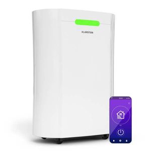 Klarstein AeroDry Smart 12L odvlhčovač vzduchu | 12 l/deň | 18 m² | senzor vlhkosti | ovládanie pomocou aplikácie | 135 m³/h vyobraziť