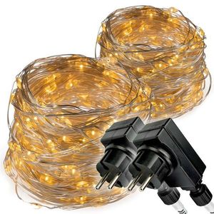 Svetelná reťaz - 2 x 200 LED, teplá biela vyobraziť