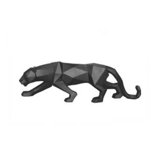 Matne čierna soška PT LIVING Origami Panther vyobraziť