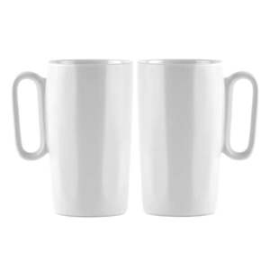 Biele hrnčeky z kameniny v súprave 2 ks 330 ml Fuori – Vialli Design vyobraziť