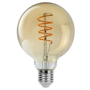 Rabalux Dekoratívna LED filament žiarovka s točeným vláknom, jantárová, E27, G95, 4W, 350lm, 2200K, 20000h. vyobraziť