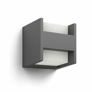 Philips Arbour UltraEfficient vonkajšie nástenné​ LED svietidlo 2x 3, 8 W 2700K, antracit vyobraziť