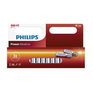 Philips Batéria AAA 1, 5 V Power Alkaline, 12 ks vyobraziť