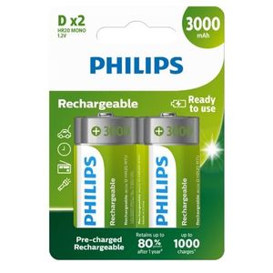 Philips Nabíjacia batéria D 1, 2 V vyobraziť