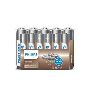 Philips Batéria Entry Alkaline, 10 ks AA + 6 ks AAA vyobraziť