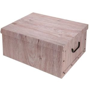 Úložný box s vekom Wood, prírodný vyobraziť