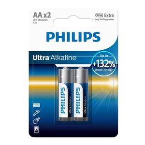 Philips Batéria AA 1, 5 V Ultra Alkaline, 2 ks vyobraziť