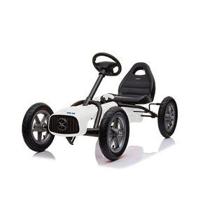 Baby Mix Detská šliapacia motokára Go-kart Buggy, biela vyobraziť