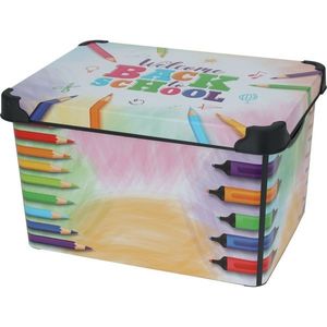 Detský úložný box s vekom Pencils, 41 x 30 x 24 cm, 22 l, plast vyobraziť