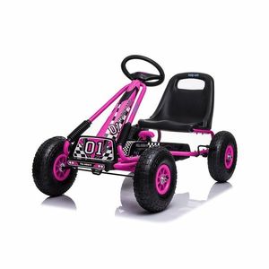 Baby Mix Detská šliapacia motokára Go-kart Razor, ružová vyobraziť