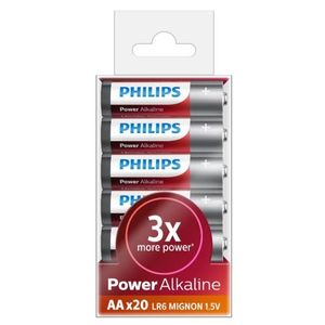 Philips Batéria AA 1, 5 V Power Alkaline, 20 ks vyobraziť