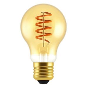 Rabalux Dekoratívna LED filament žiarovka s točeným vláknom, jantárová, E27, A60, 4W, 250lm, 2000K, 20000h. vyobraziť