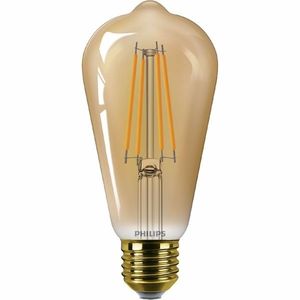 Philips LED filament žiarovka E27 ST64 3, 1W (25W) 1800K nestmievateľná, jantárová vyobraziť