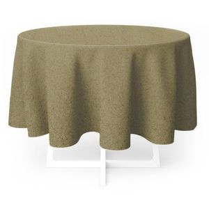 Bavlnený obrus Table khaki, pr. 150 cm vyobraziť