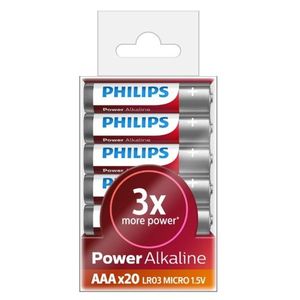 Philips Batéria AAA 1, 5 V Power Alkaline, 20 ks vyobraziť