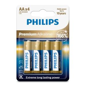 Philips Batéria AA 1, 5 V Premium Alkaline, 4 ks vyobraziť