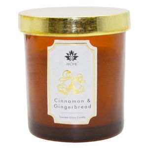 Arome Sviečka vo farebnom skle s viečkom, Cinnamon & Gingerbread, 125 g vyobraziť