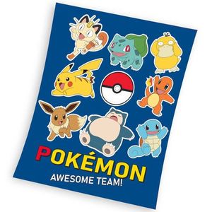 Carbotex Detská deka Pokémon Pripravení na boj, 130 x 160 cm vyobraziť